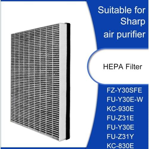 For Sharp FZY30SFE Air Purifier FZ-Y30SFE KC-930E FU-Z31E FU-Y30E FU-Z31Y KC-830E HEPA Air Deodorizing Filter