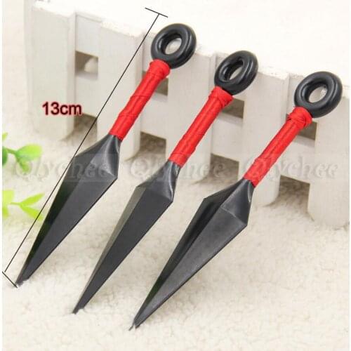 Kakashi Plastic Ninja Kunai Japanese Anime Cosplay Weapon Props New 3pcs/1 set