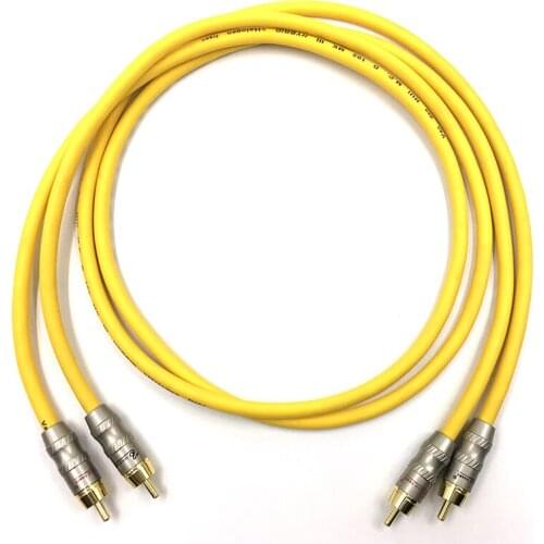Pair Van Den Hul DIY RCA Interconnect Cable hifi audio rca cable extension cable