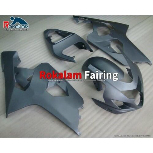 Body Kits For Suzuki GSXR600 GSXR750 K4 2004 2005 GSX-R600 05 GSX-R750 04 Gray Motorbike Fairing (Injection Molding)