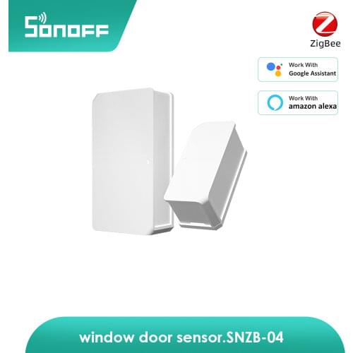NEW 5/1 pcs SONOFF SNZB-04 Zigbee door sensor smart home Door Window detector support ewelink app remote control zbbridge ifttt