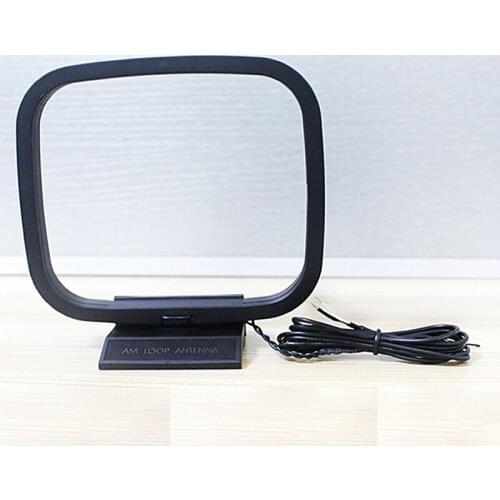 Mini Universal FM/AM Loop Antenna For Sony Sharp Chaine Stereo AV Receiver Systems Connector Receiver