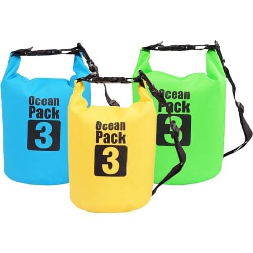 2L 3L 5L Waterproof Bags Dry Bag Water Resistant Swimming Storage Bag for Outdoor Kayak Canoe Rafting Upstream Pouch New