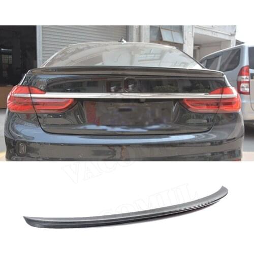 7 Series Rear Spoiler Boot Wings AC Style for BMW G11 G12 740i 750i 760i Sedan Spoiler 2016-2018 Carbon Fiber / FRP Trunk Trim