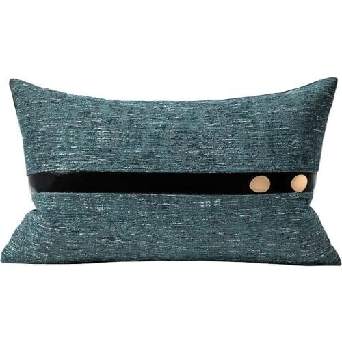Nordic Green Cushion Cover 30x50cm Decorative Waist Pillowcase For Living Room Sofa Cushions Home Decor
