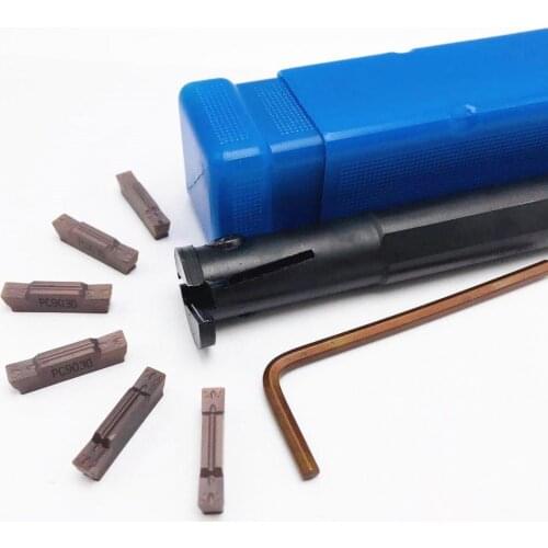 1 piece MGIVR2016-4 internal slotted tool holder + 10 pieces MGMN400 M PC9030 CNC cutting tool stainless steel universal tool