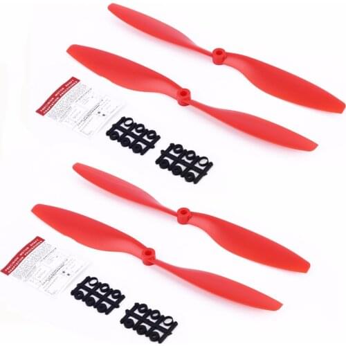 2 Pairs 10" Blade 10X45 1045 Propeller For F450 F550 RC Drone Spare Parts Replacement kit for A2212 KV1000 Motor Wing Fans Kits