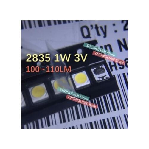 2000pcs LATWT470RELZK 3528 backlight LCD screen backlight lamp SMD beads LED maintenance TV special cold white 1W 3V backlight