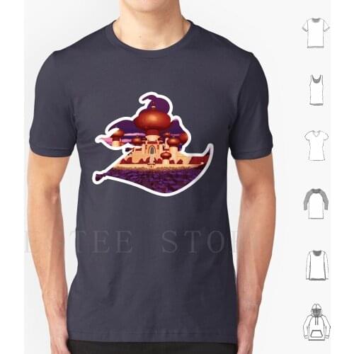 Agrabah T Shirt Diy Big Size 100% Cotton Agrabah Aladdin Jasmine Genie Princess Jafar Anime Prince Carpet Magic City Movie Film