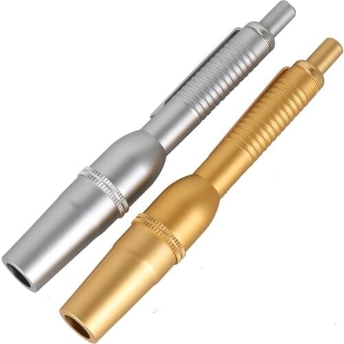 Free shipping , three blood Tyrant gold aluminum pen / blood spilled blood lancet pen with 23g 26g 28g needles massage stick