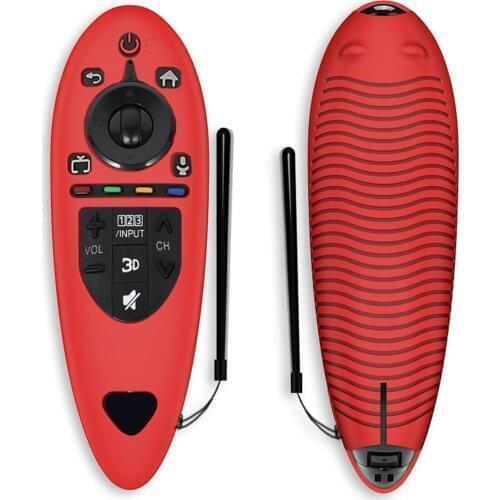 Cover For lg AN-MR500 AN-MR500G Protective Silicone 3D Smart TV Magic Remote Control Case With Lanyard Flexible Shockproof MR500