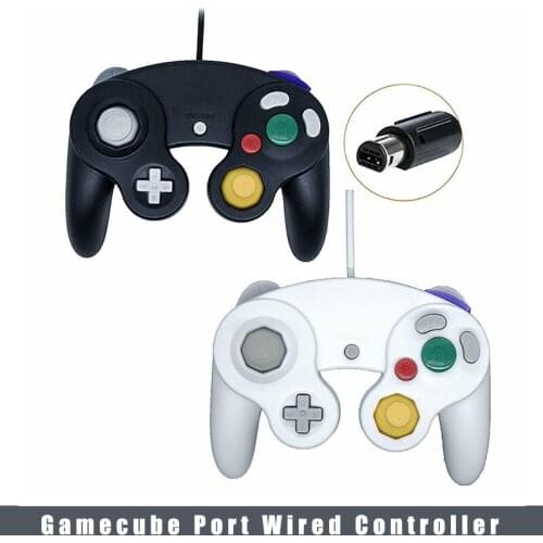 For Gamecube Controller Wired Gamepad Handheld Joystick For Nintendo GC & Wii U Console NGC GC Vibration Gaming Joypad New