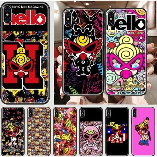 Hysteric mini Japan Phone Case Cover Hull For iphone 5 5s se 2 6 6s 7 8 12 mini plus X XS XR 11 PRO MAX black art prime soft