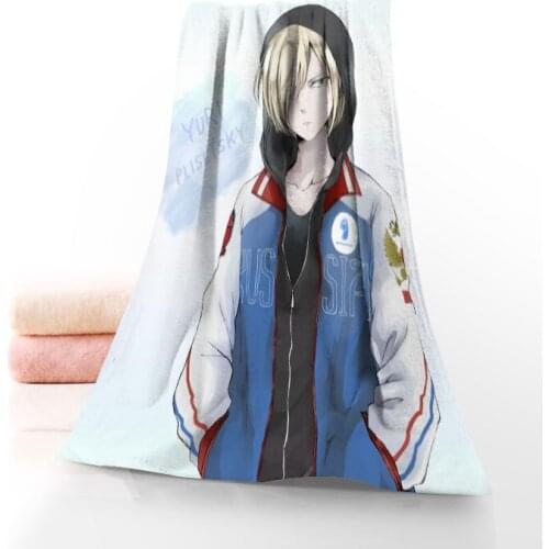 Hot Sale Custom Anime Boy 35x75cm Fitness Sports Towel Portable Quick-Drying Towel Yoga Outdoor Microfiber Sports Towel