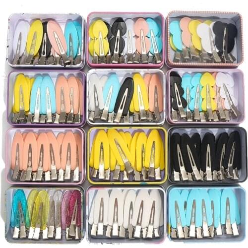 Set/10pcs/4pcs Seamless No Bend Hair Clips Barrettes, No Mark Pin Curl Clip, Makeup No Crease Hair Clip, Hair Styling Bang Clips