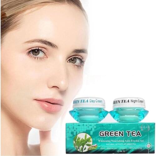 Moisturizing Anti-freckle Set Hyaluronic Acid Essence Serum Snail Day Cream Whitening Nourishing Night Cream