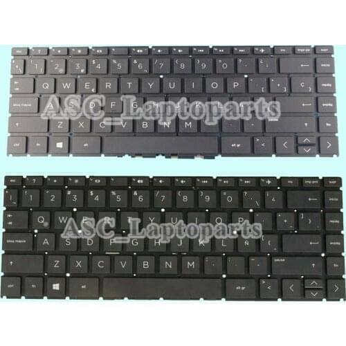 New Latin Spanish Teclado Keyboard for HP Home 14-ck1022la 14-ck1023la 14-ck1035la Black, without Frame