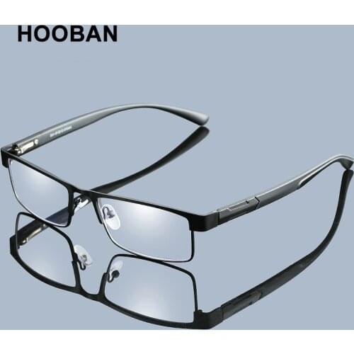 High Quality Stainless steel Reading Glasses Men Women Fashion Presbyopic Eyeglasses Business Hyperopia Anti Blue Light Eyewear