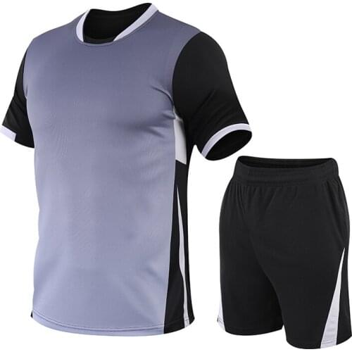DYB&ZACQ Sports suit for male teenagers summer thin student mesh speed drying male leisure running fitness 3XL 4XL 5XL 2XL XL L