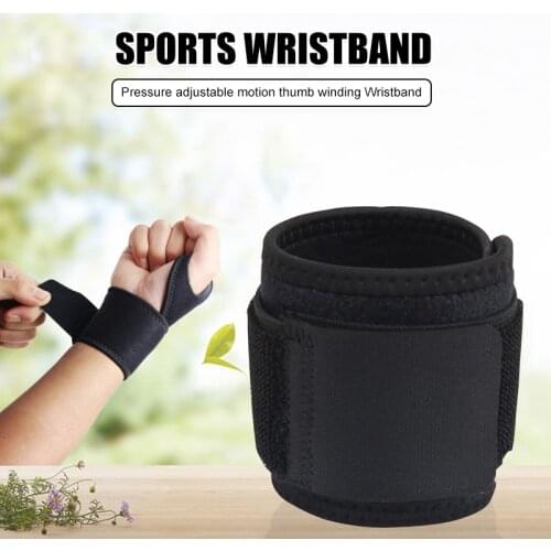 Sports Wristband Adjustable Thumb Wrap Basketball Wristband for Boys and Girls XR-Hot
