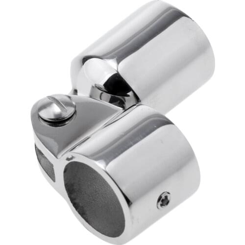 Heavy Duty Silver Boat Hand Rail Fitting 1 inch (25mm) Elbow Stainless Steel Marine Hardware