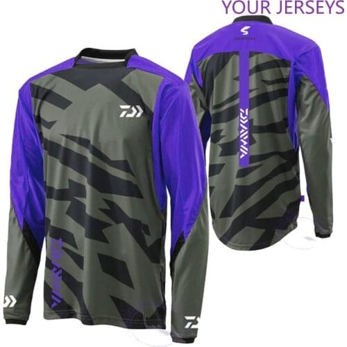 2021 Daiwa Cycling Fishing Jerseys Anti-mosquito Clothing Long Sleeve Anti-UV Autumn Shirt Quick Dry Sportswear DAIWA Pesca