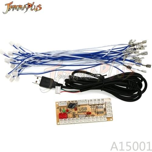 Zero Delay USB Arcade Encoder PC to Joystick Button for Mame Jamma Fight Stick Controls Raspberry Pi DIY Arcade Game Kit Parts