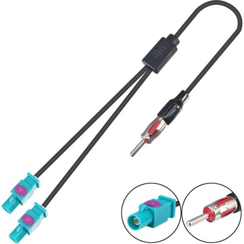 10 pcs Car Stereo Radio Antenna Adaptor Compatible with Audi Seat Skoda Vw 2002 All Models BMW 2001 All Models Ford 2011 Models