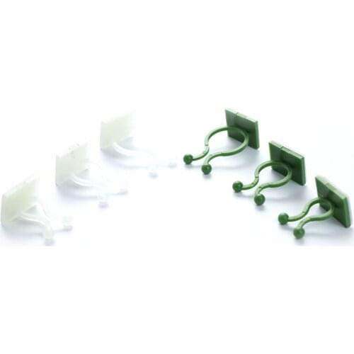 10pcs Plant Climbing Wall Clip Invisible Vines Self Adhesive Sticky Hook Fixture