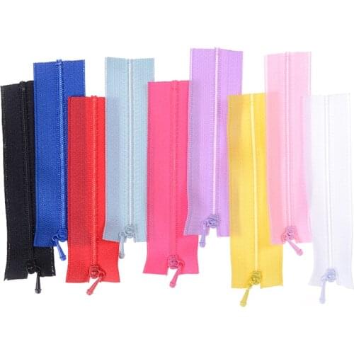 5pcs/lot Mini Zipper Doll Clothing Zipper DIY Handmade Sewing Scrapbooking Garment Applique Accessory