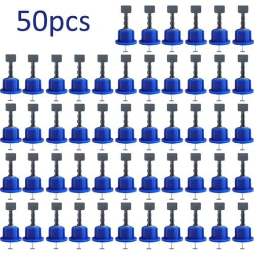 50Pcs Level Wedges Tile Leveling System Leveler Locator Spacers Plier Flat Ceramic Floor Wall Tile Spacer Construction