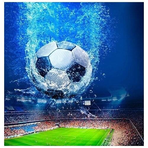 5d Diy Diamond Mosaic Sale Soccer Pictures By Rhinestones Diamond Painting Football Diamond Embroidery Sale Full Round Drill Set
