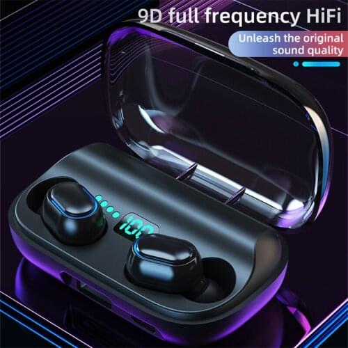 Wireless Earphones Bluetooth Headphones TWS Sports Earbuds Gaming Headset Hands-free With Microphone Power Bank For Smart Phone