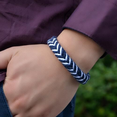 Handmade 1cm Wide Brown Woven Rope Bracelet Women Men Adjustable String Charm Bracelet Homme Jewely