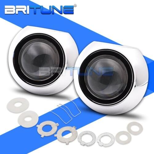 Auto Lenses For Headlights Tuning Bi-xenon 2.5 inch Mini Projector H1 HID LED Bulb H4 H7 Car Lights Accessories Retrofit Style