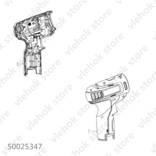 CLAMSHELL SET Shell case for WORX WU151 WU151.1 50025347 Power Tool Accessories Electric tools part