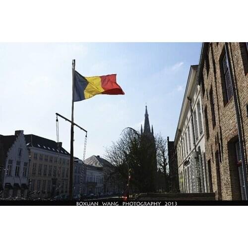 Flag 150x90cm New 100% Polyester Belgium Flag