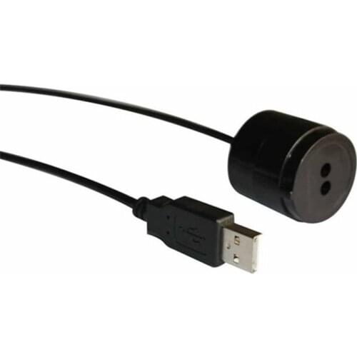 IEC1107 Standard Black Color 20CM Straight Line USB Connector IR Optical Probes For SmartMeter Communication