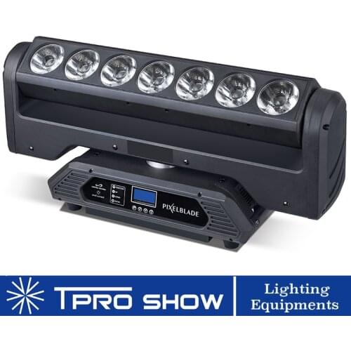 Lyre Moving Head LED 7x15W Infinite Rotation Moving Pixel Bar Magic Beam Wash Light Equipment For Professional Lights Stage Show