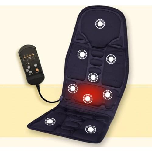 Car Home Office Full-Body Massage Cushion. Back Neck Massage Chair Massage Relaxation Car Seat. Heat Vibrate Mattress