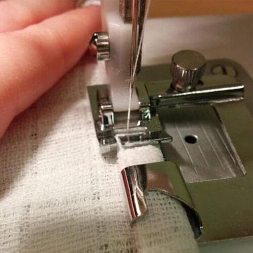 Hot Sale Domestic Sewing Machine Foot Presser Rolled Hem Feet Set For Brother Singer Sewing Accessories Shank Adapter