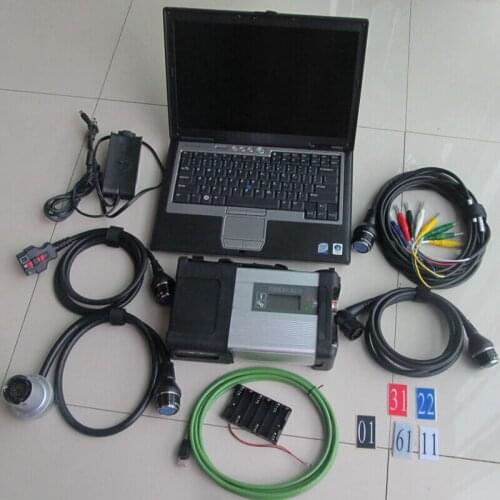 Laptop D630 with MB Diagnostic tool SD Connect Compact 5 2020.12 Verison for Mb Star C5 HDD/SSD Software Install