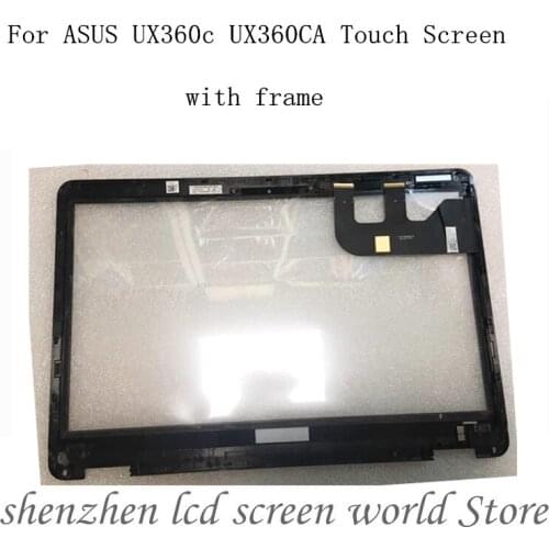 New original For Asus UX360C UX360UA hinge set L & R Touch Screen Digitizer Glass Bezel Frame