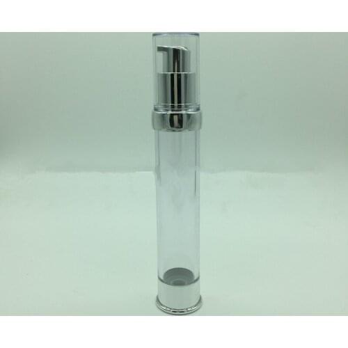 15ML 20ML 30ML clear Airless Lotion Pump Bottle Vacuum Cosmetic Airless Containers F210