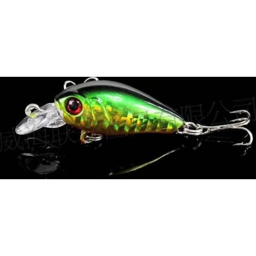 45mm/3.5g Simulation Minnow Freshwater Plastic Fishing Bait 3D Eyes Anti-Corrosion Bionic High Quality Fishing Lure Hard Bait