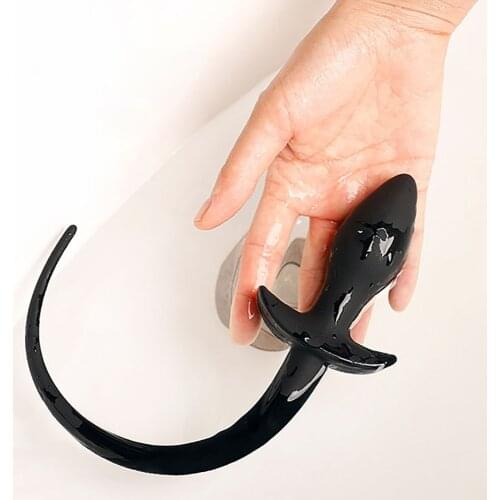 Silicone Dog Tail Anal Plug Sex Toys For Women Men Gay Slave Games SM Erotic Toys G-spot Butt Plug Sex Products Tail Anal Plug