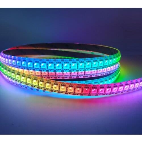 WS2815 WS2813 Led Strip Light Dual Signal Individually Addressable 30 60 144 Pixel/LEDs WS2812B Updated Black White PCB DC5V/12V