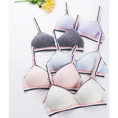 Training bras for girls teenage underwear kids bras young children girl student bra top thin underwear for child teens summer