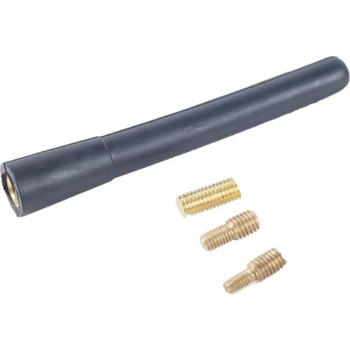 Universal 4 Inch Aerial Car Styling Soft FM/AM Radio Digital TV Short Stubby Antenna With Screw Aerial Signal For VW Nissan KIA