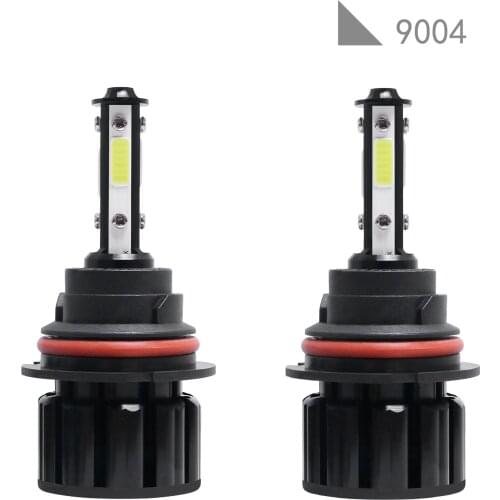 X16 Black Car Lights H4 H7 H8/9/11 H13 5202 9003 9004 9005/9006 9012 9007 Auto Headlamp 26W 8000LM 6000KCar LED Headlight Bulb
